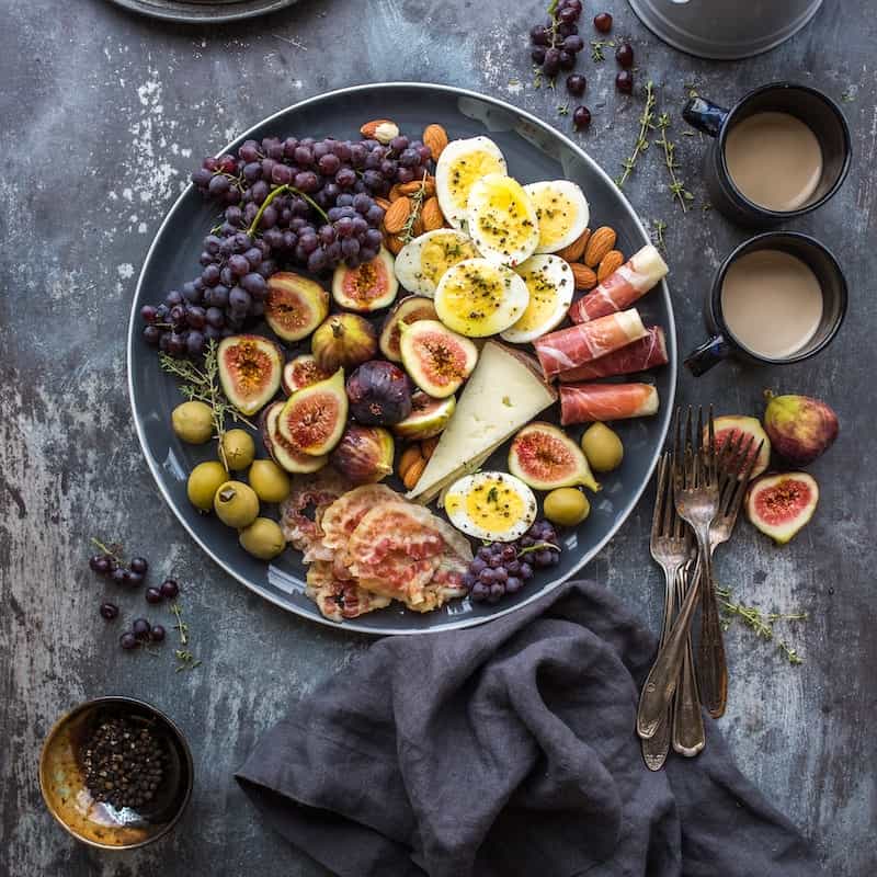 photo of beutifully arranged food