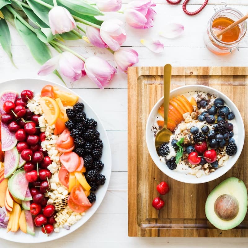 photo of beutifully arranged food